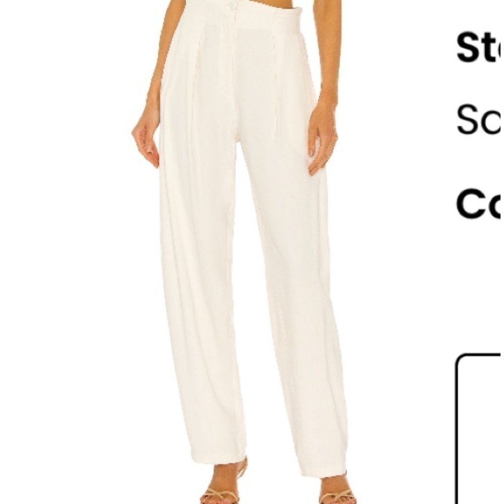 Sabina Musayev Steven Pants in Off White Size Medium